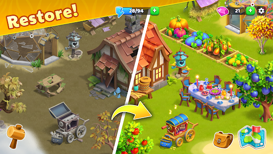 Bermuda Adventures Farm Island MOD APK v1.16.2 (Free Purchase, SpeedUp) 4