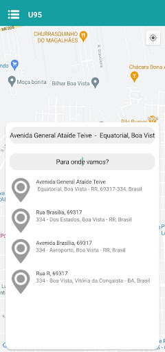 U95 Usuário Screen 3