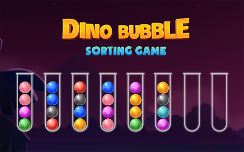 Color Ball Sort Puzzle - Dino Bubble Sorting Game  APK screenshots 7