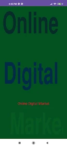 Online digital market