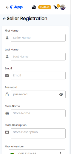 OneApp Screen 3