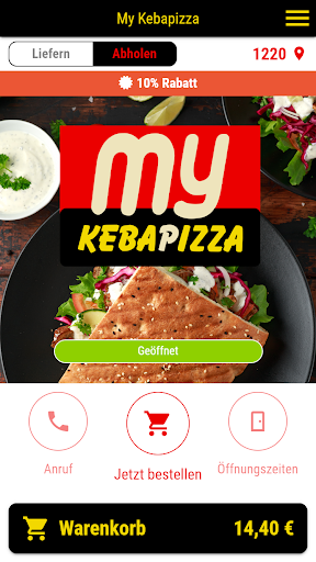 Android application My Kebapizza screenshort