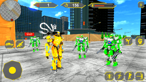 Android application Super Car Robot Octopus Game screenshort