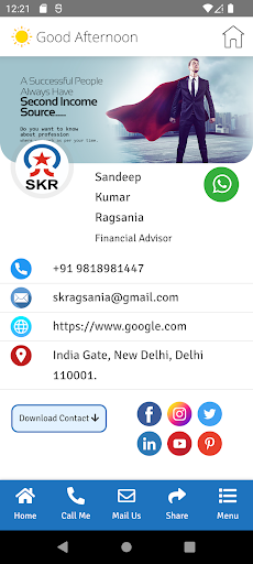 Android application SKR Sandeep Kumar Ragsania screenshort
