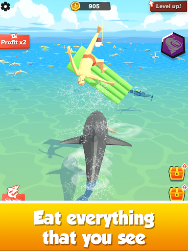 Idle Shark World: Hungry Monster Evolution Game screenshots 21