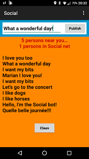 Social Bluetooth Screen 3