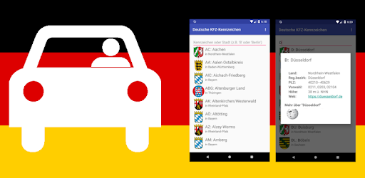 Deutsche KFZ Kennzeichen