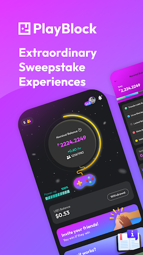 Android application PlayBlock Network - Win Prize screenshort