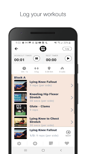 FIT 100 Screen 3