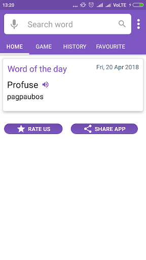 English To Cebuano Dictionary Screen 3
