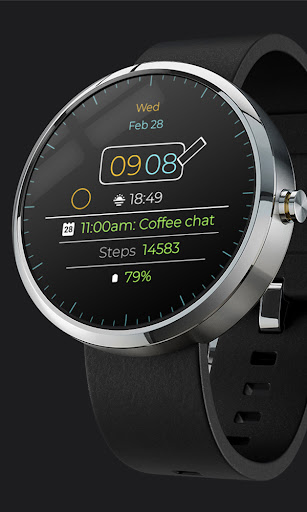 Android application CC Clean 04 Watch Face screenshort