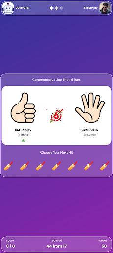 Hand Cricket - Team Battles Screen 2