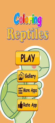 Coloring Cute Reptiles Screen 2
