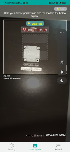 Android application CertiEye screenshort