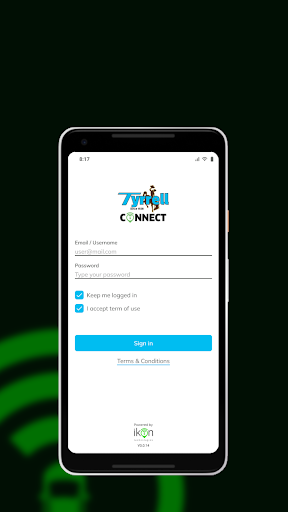 Android application Tyrrell Auto Connect screenshort