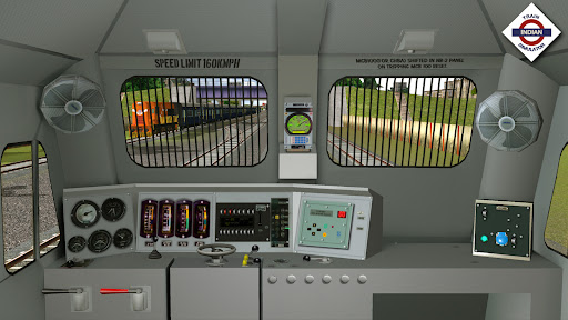 Simulateur de train indien