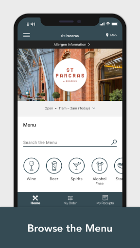 Searcys - Order & Pay Screen 3