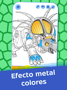 Screenshot 6 Dinosaurio Robot para niños android