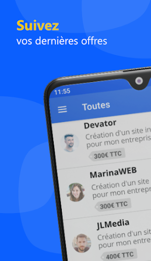 Android application Codeur Messenger screenshort