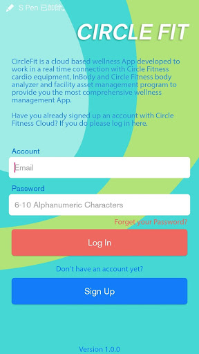 Android application CircleFit screenshort