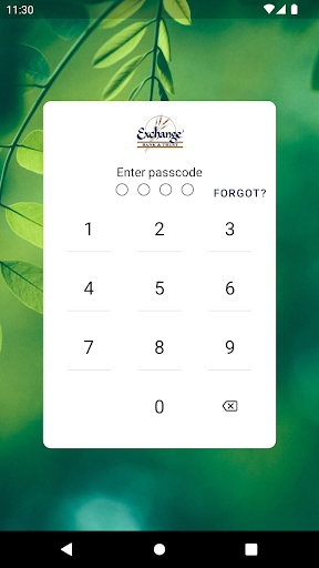 Android application Exchange Bank & Trust screenshort