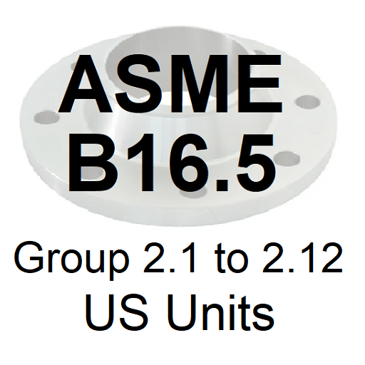 ASME B16.5 Group 2.1 to 2.12 U Apps on Google Play