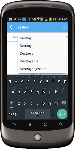 Android application Japanese Dictionary Multifunct screenshort