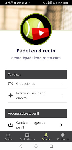 Pádel en directo Screen 3