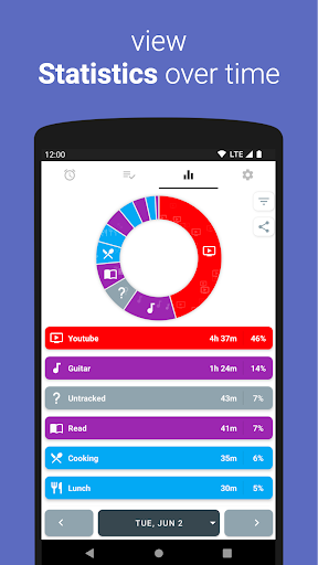 Screenshot of Simple Time Tracker