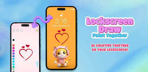 Lockscreen Draw Paint Together