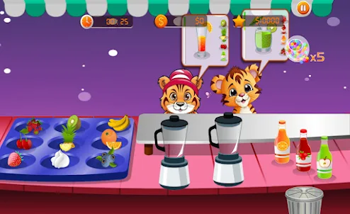 Tiger Juice Shop Game