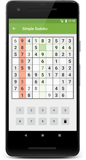 Simple Sudoku Screen 3