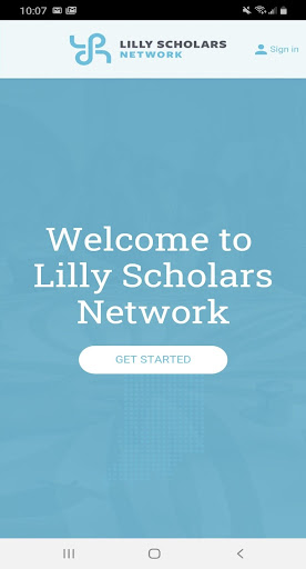 Android application Lilly Scholars Network screenshort