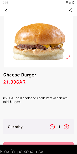Layers Burger Screen 2