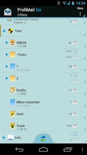 ProfiMail Go - email client Capture d'écran