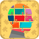 Puzzles for adults of a puzzle icon