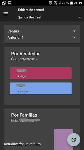 Android application Ibope - Tablero de Control mul screenshort
