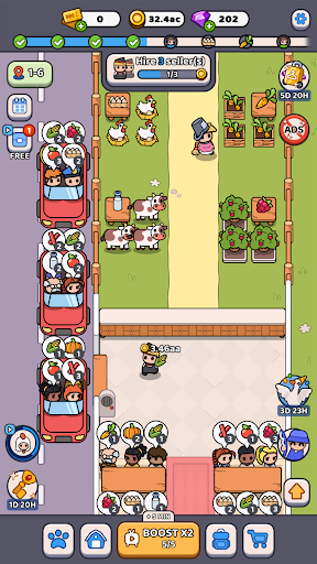 My Pocket Farm - Idle Farming Mod APK screenshot 8 - Android mod game interface