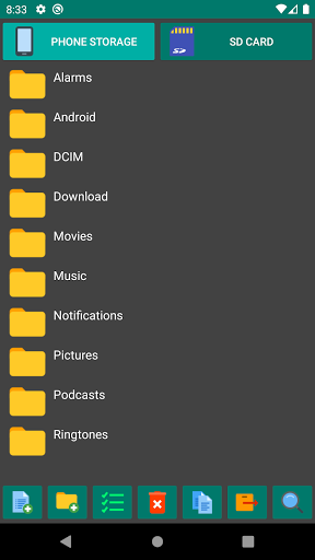Android application FileManager screenshort