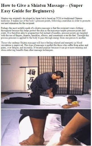 Shiatsu Massage Guide