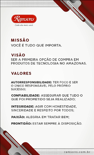Android application Ramsons Mais screenshort