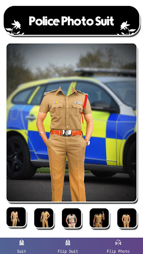 Men Police Photo Suit Screen 3