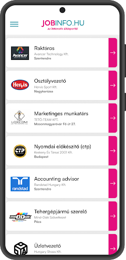 Jobinfo Screen 2