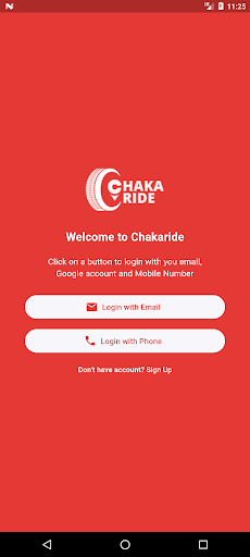 Android application Chakaride screenshort