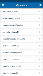 Oxford Spanish Dictionary Screenshot