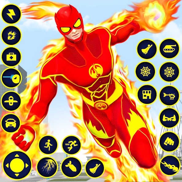 Fire Hero Robot Rescue Mission 129 APK + Mod (Remove ads / Mod speed) for Android