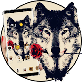 Tattoo Rose Romantic Wolf Theme icon