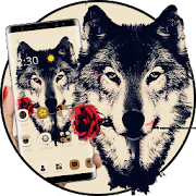 Tattoo Rose Romantic Wolf Theme  Icon