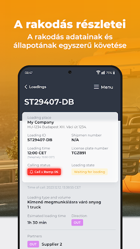 GLABs Truck Call Screen 2