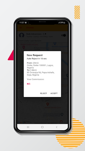 Android application SaukaLafiya Driver screenshort